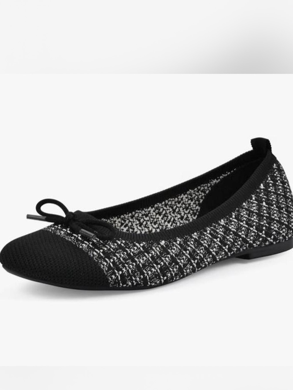 WHITE MOUNTAIN Women's Sashay Woven Knit Ballet Flat Size US 7.5
